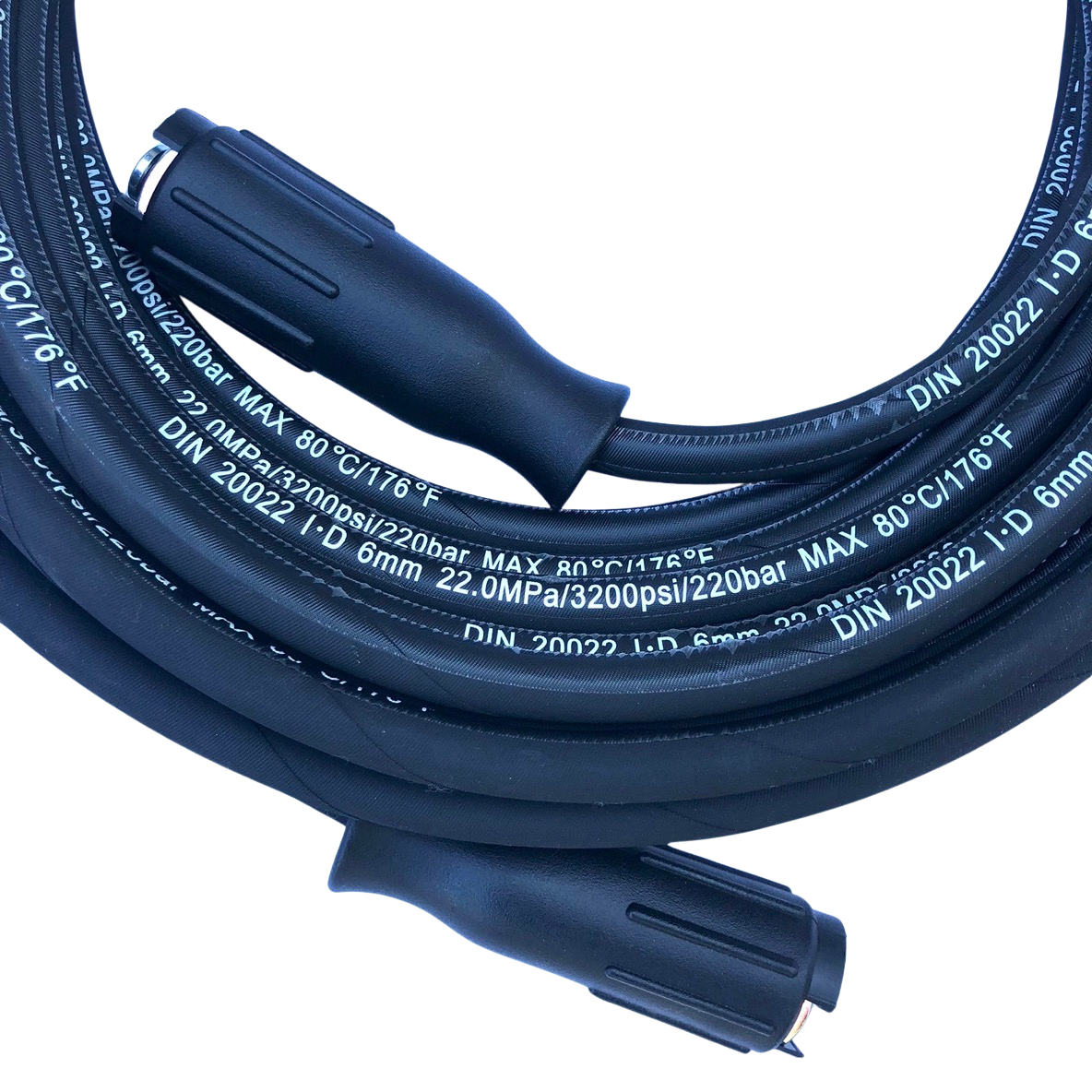 10m high pressure hose 2SN 400 Bar DN08 M22 Kärcher HD HDS Kränzle high pressure cleaner