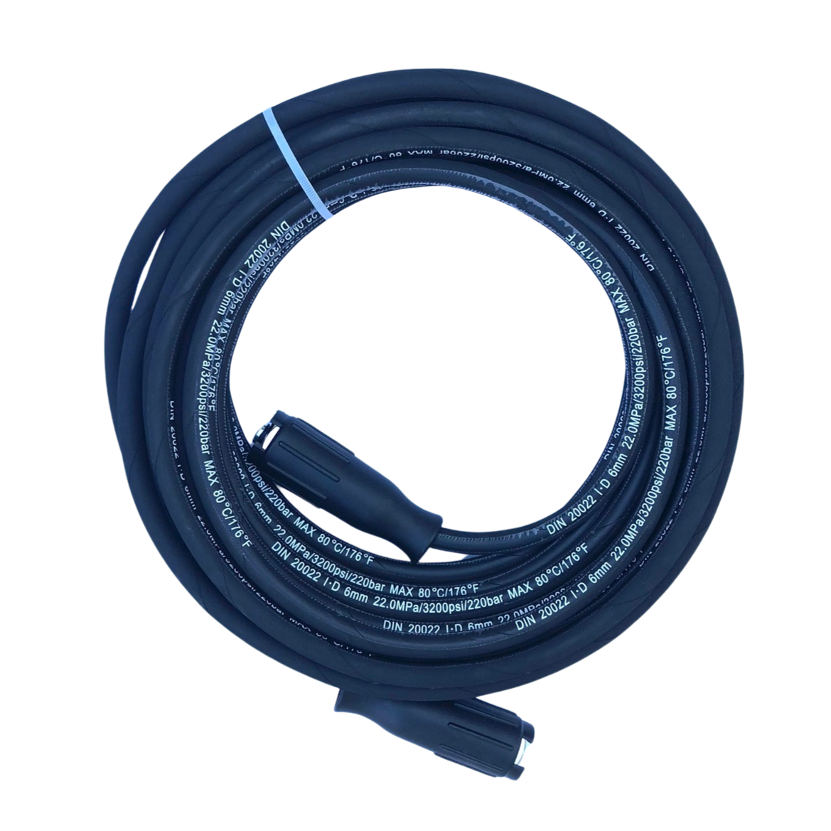 10m high pressure hose 2SN 400 Bar DN08 M22 Kärcher HD HDS Kränzle high pressure cleaner