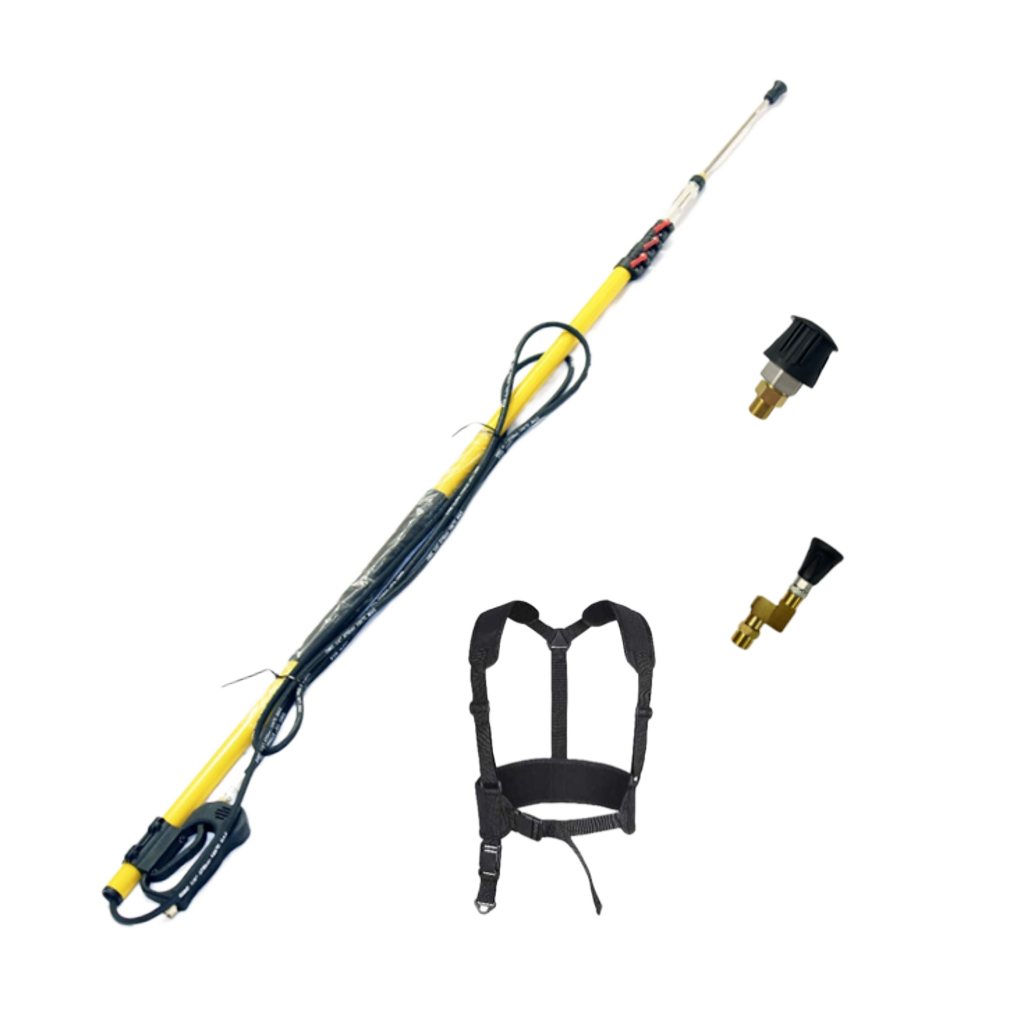 2.1-7.4m telescopic lance + articulated joint M22 for Kärcher Kränzle high-pressure cleaner