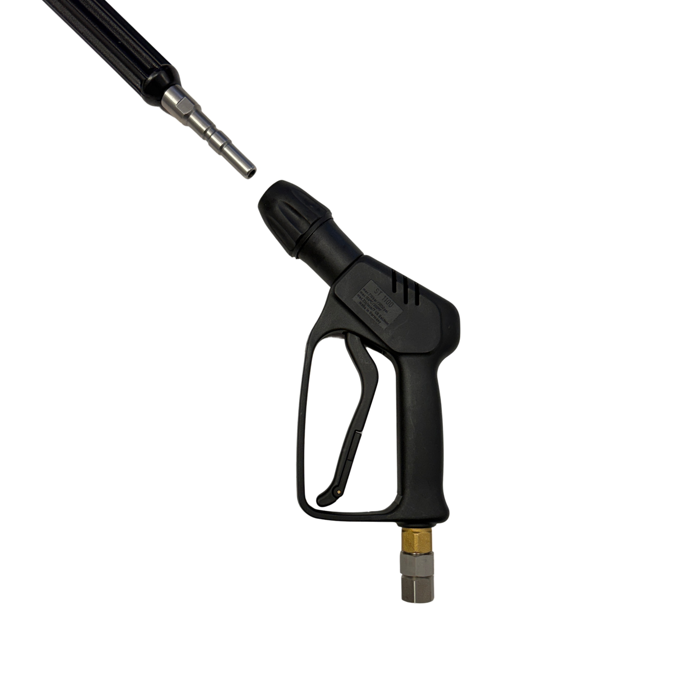 Hochdruckpistole mit Drehgelenk Edelstahl für Nilfisk Alto Poseidon Neptune Alpha Booster Hochdruckreiniger