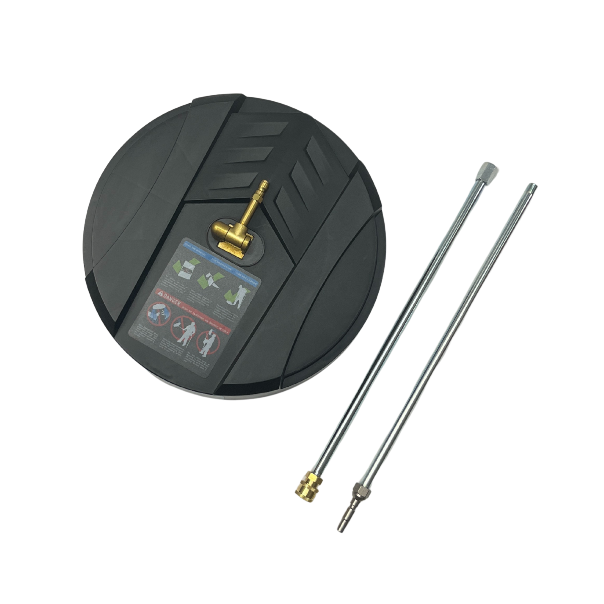 Terrassenreiniger 350mm Flächenreiniger für Kränzle K 1050 P TS TST mit D10 Stecksystem Hochdruckreiniger