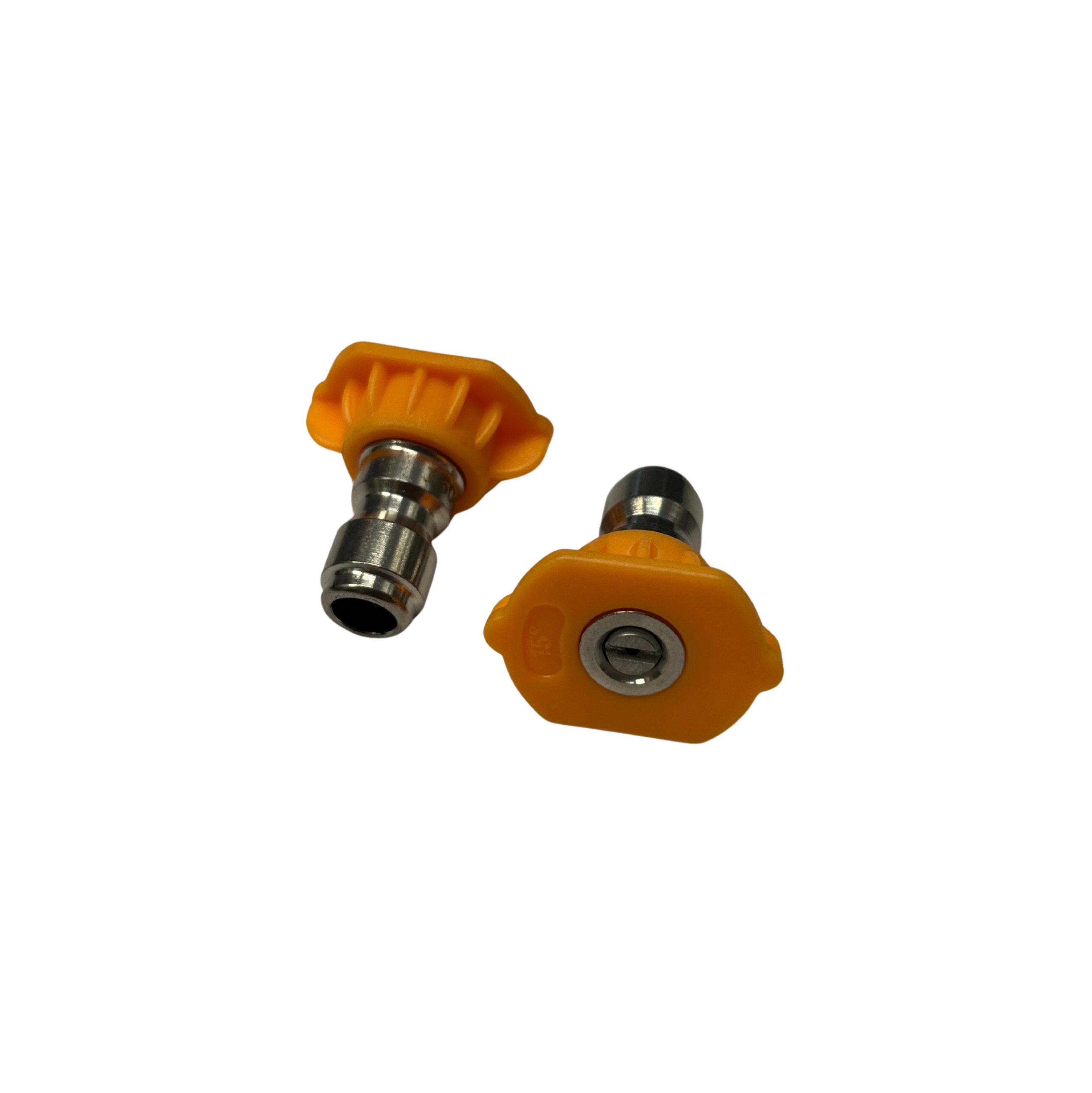 15° Schnellwechsel-Hochdruckdüse 11mm HD Düse orange für Hochdruckreiniger Schnellwechselkupplung