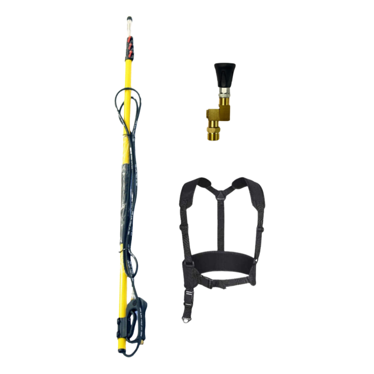 2,1-7,4m Teleskoplanze Quick Connect + Knickgelenk + Gurt Kärcher K2 K3 K4 K5 K6 K7 Hochdruckreiniger