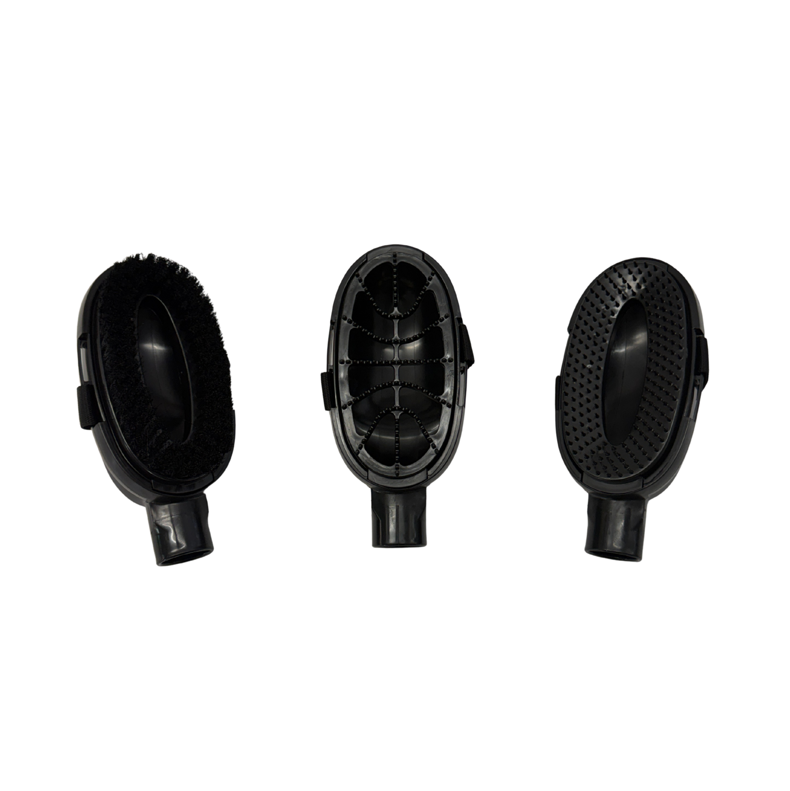 Set Kammstriegel, Noppenstriegel, Kardätsche mit Saugeranschluss DN35 für Kärcher Wap Alto Nilfisk andere Sauger