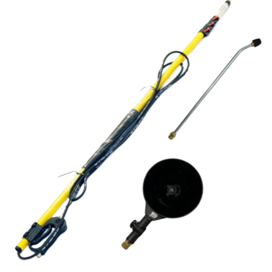 Teleskop-Strahlrohr + rot. Waschbürste 1,6m -7,4m Nilfisk MH MC Neptune Poseidon Booster Contractor KEW