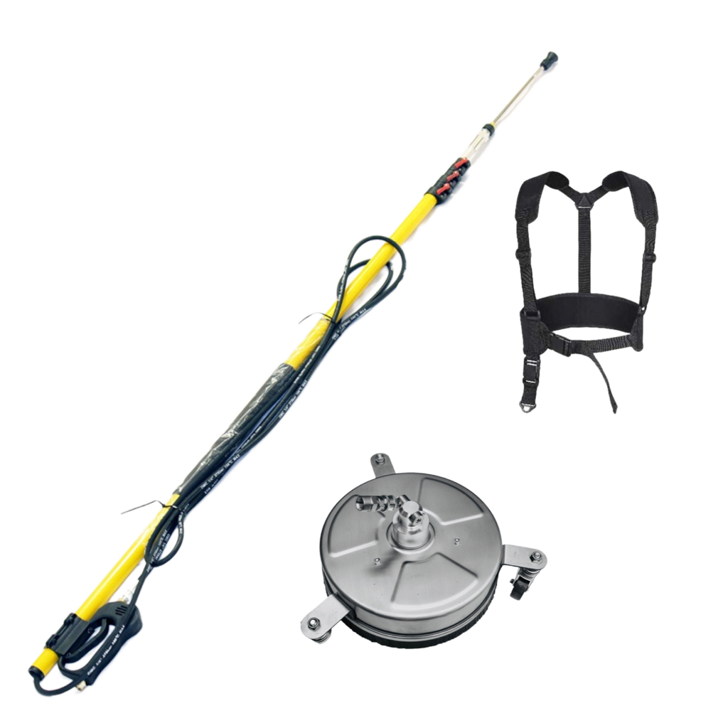 Teleskoplanze 1,6-7,4m + Dachreiniger 41cm + Tragegurt Kärcher Kränzle