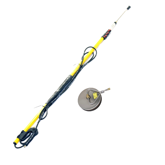 1,6-7,4m Teleskoplanze + Fassadenreiniger 300mm Kärcher Kränzle Hochdruckreiniger